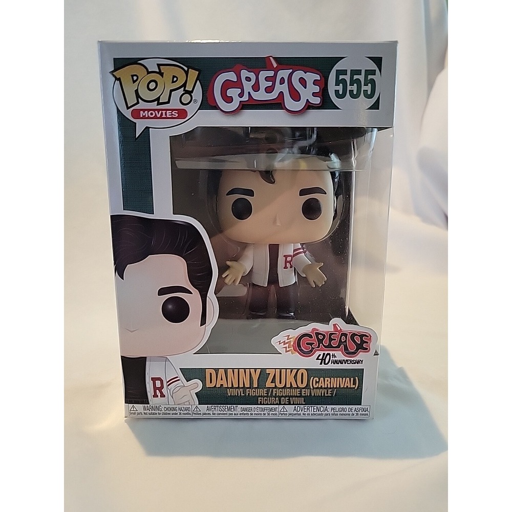 Funko Pop! Movies Danny Zuko #555 Sweater Grease 40th Anniversary Vinyl Figure